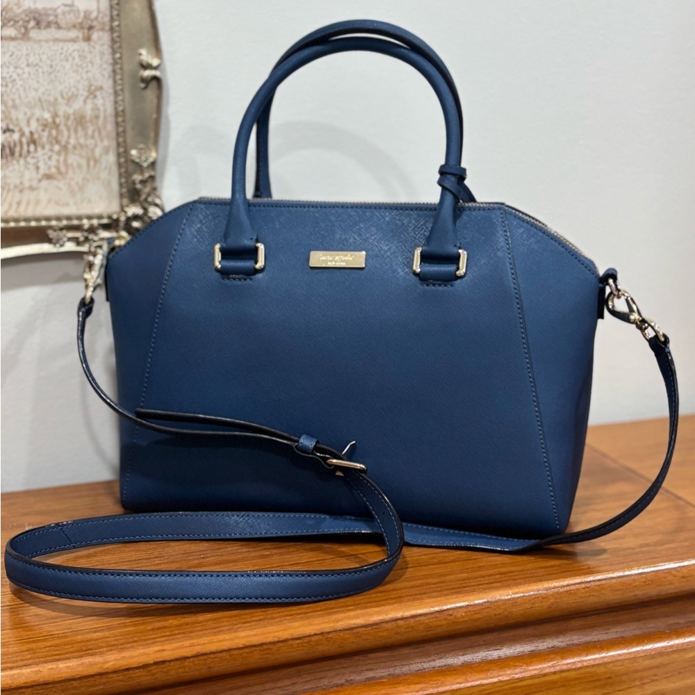 Kate Spade Navy Blue Satchel